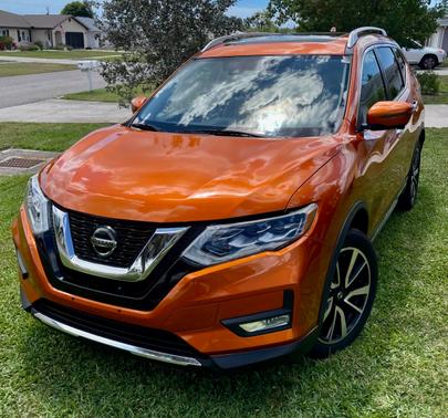 Orange 2018 Nissan Rogue SL
