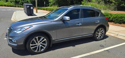 Gray 2017 INFINITI QX50 Base