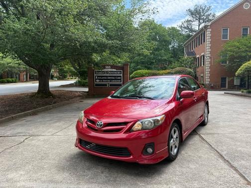 Red 2011 Toyota Corolla S
