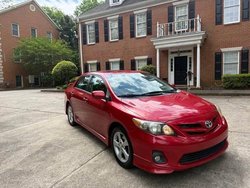 Red 2011 Toyota Corolla S