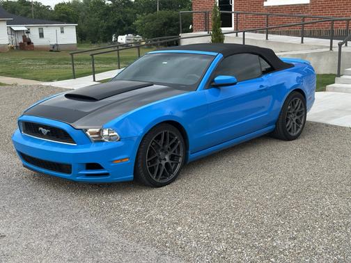 Blue 2014 Ford Mustang V6 Premium