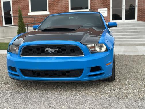 Blue 2014 Ford Mustang V6 Premium