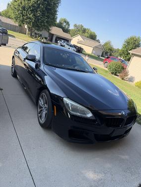 Black 2015 BMW 650 Gran Coupe i xDrive
