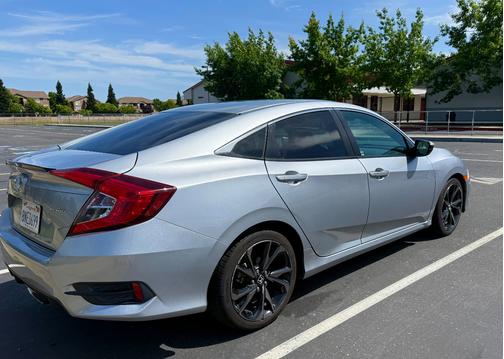 Silver 2019 Honda Civic Sport