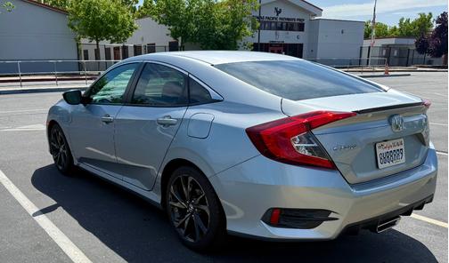 Silver 2019 Honda Civic Sport