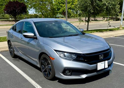 Silver 2019 Honda Civic Sport