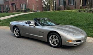 Gray 2002 Chevrolet Corvette Base
