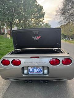 Gray 2002 Chevrolet Corvette Base