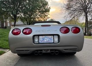 Gray 2002 Chevrolet Corvette Base