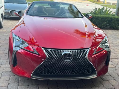 Red 2021 Lexus LC 500 Base