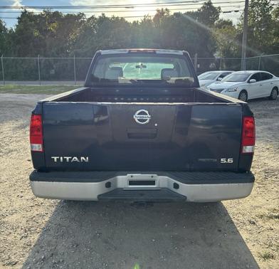 Blue 2008 Nissan Titan XE