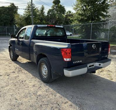 Blue 2008 Nissan Titan XE