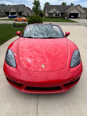 Red 2017 Porsche 718 Boxster 718 Boxster S