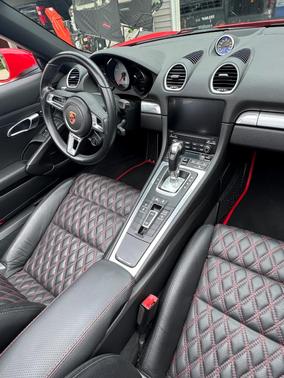 Red 2017 Porsche 718 Boxster 718 Boxster S