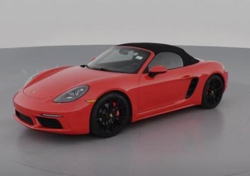 Red 2017 Porsche 718 Boxster 718 Boxster S
