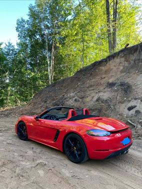 Red 2017 Porsche 718 Boxster 718 Boxster S