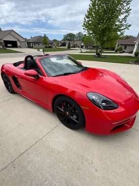 Red 2017 Porsche 718 Boxster 718 Boxster S