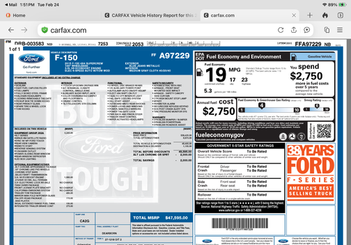 Blue 2015 Ford F-150 XLT