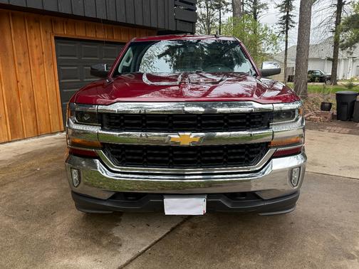 Red 2017 Chevrolet Silverado 1500 1LT