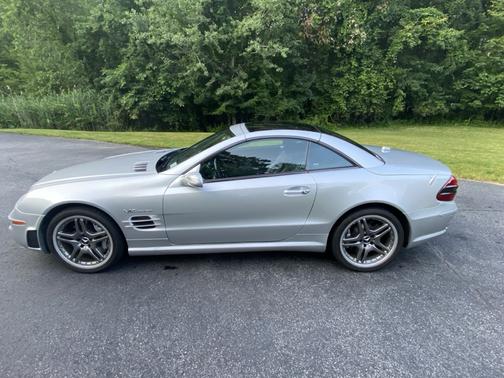 Gray 2005 Mercedes-Benz SL-Class SL 65 AMG
