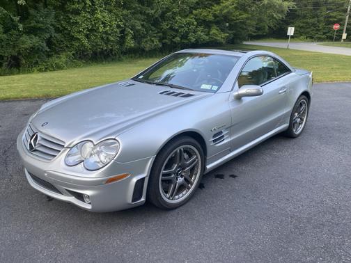 Gray 2005 Mercedes-Benz SL-Class SL 65 AMG
