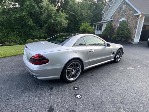 Gray 2005 Mercedes-Benz SL-Class SL 65 AMG