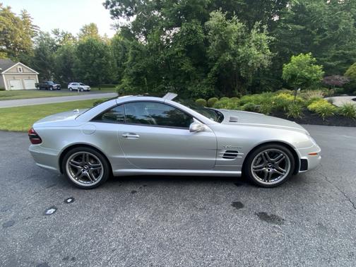 Gray 2005 Mercedes-Benz SL-Class SL 65 AMG