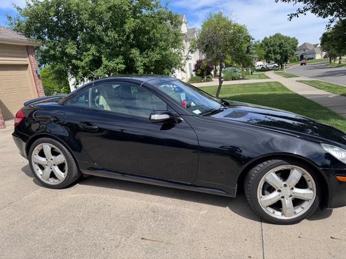 Black 2008 Mercedes-Benz SLK-Class SLK280 Roadster