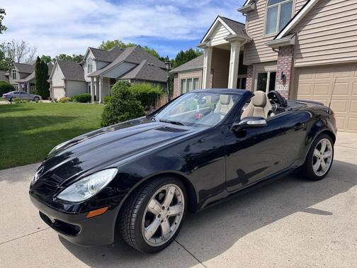 Black 2008 Mercedes-Benz SLK-Class SLK280 Roadster