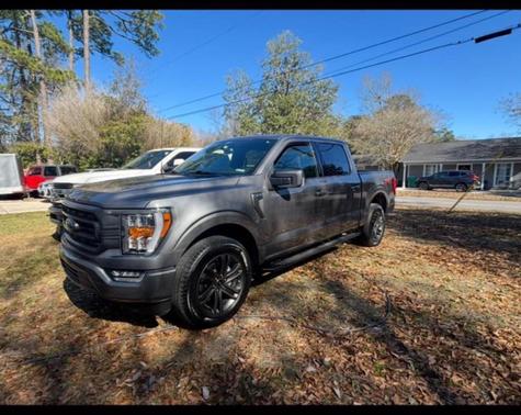 Gray 2022 Ford F-150 XLT
