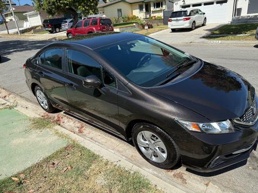 Brown 2013 Honda Civic LX