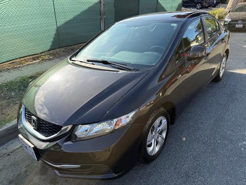 Brown 2013 Honda Civic LX