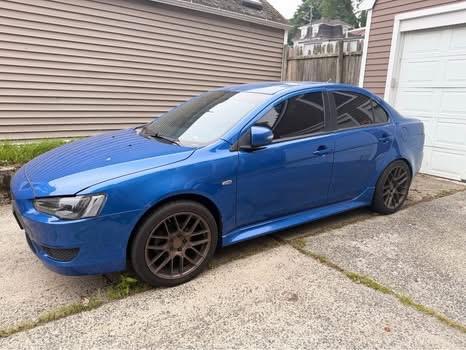Blue 2015 Mitsubishi Lancer ES