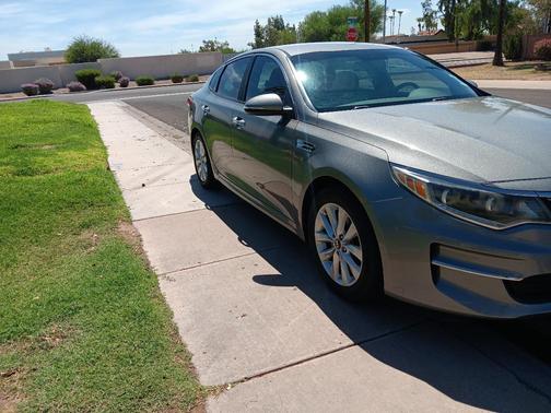 Silver 2016 Kia Optima EX