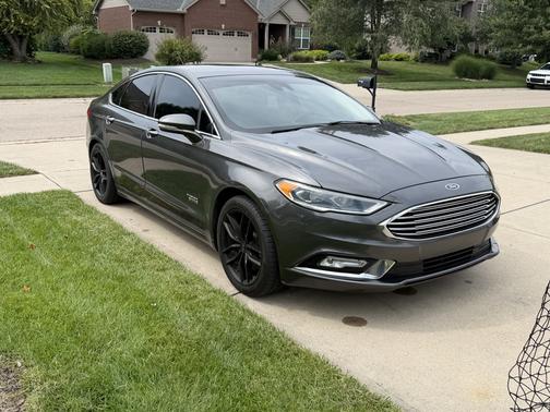 Gray 2017 Ford Fusion Energi Titanium
