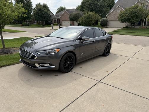 Gray 2017 Ford Fusion Energi Titanium