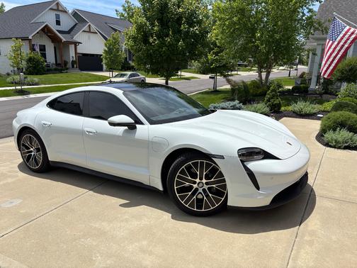 White 2021 Porsche Taycan Taycan