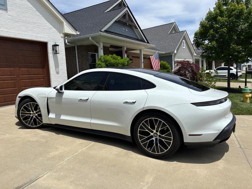 White 2021 Porsche Taycan Taycan