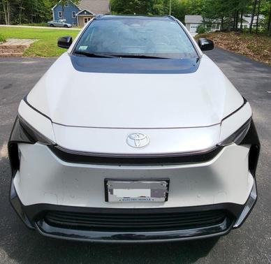 White 2024 Toyota bZ4X XLE