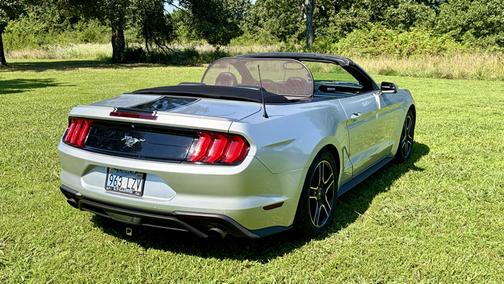 Silver 2018 Ford Mustang EcoBoost Premium