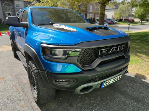 Blue 2021 RAM 1500 TRX