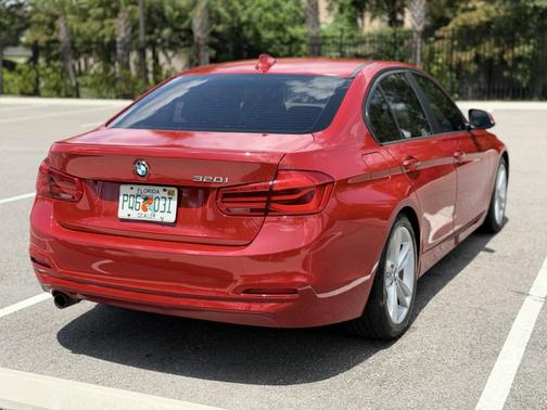 Red 2016 BMW 320 i