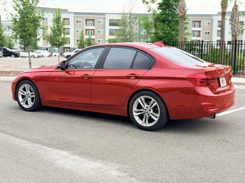 Red 2016 BMW 320 i