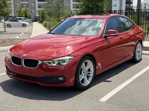 Red 2016 BMW 320 i