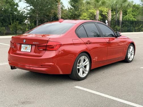 Red 2016 BMW 320 i