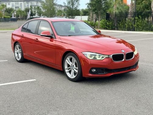 Red 2016 BMW 320 i