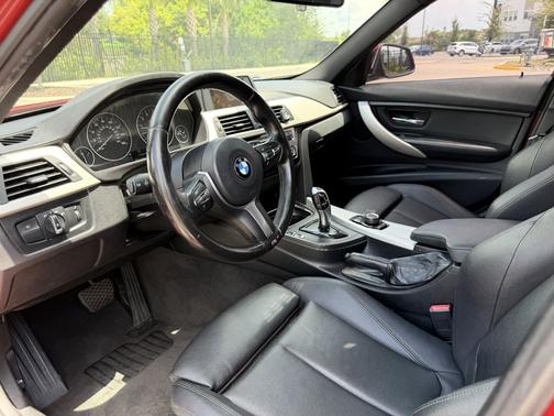 Red 2016 BMW 320 i