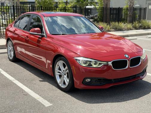 Red 2016 BMW 320 i
