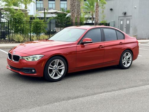 Red 2016 BMW 320 i