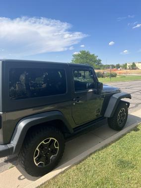 Gray 2014 Jeep Wrangler Rubicon